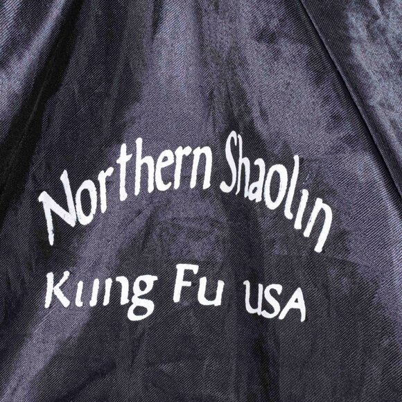 Shaolin Warriors Kung Fu USA Bomber Jacket Small VTG 90s Streetwear New York - Picture 3 of 7